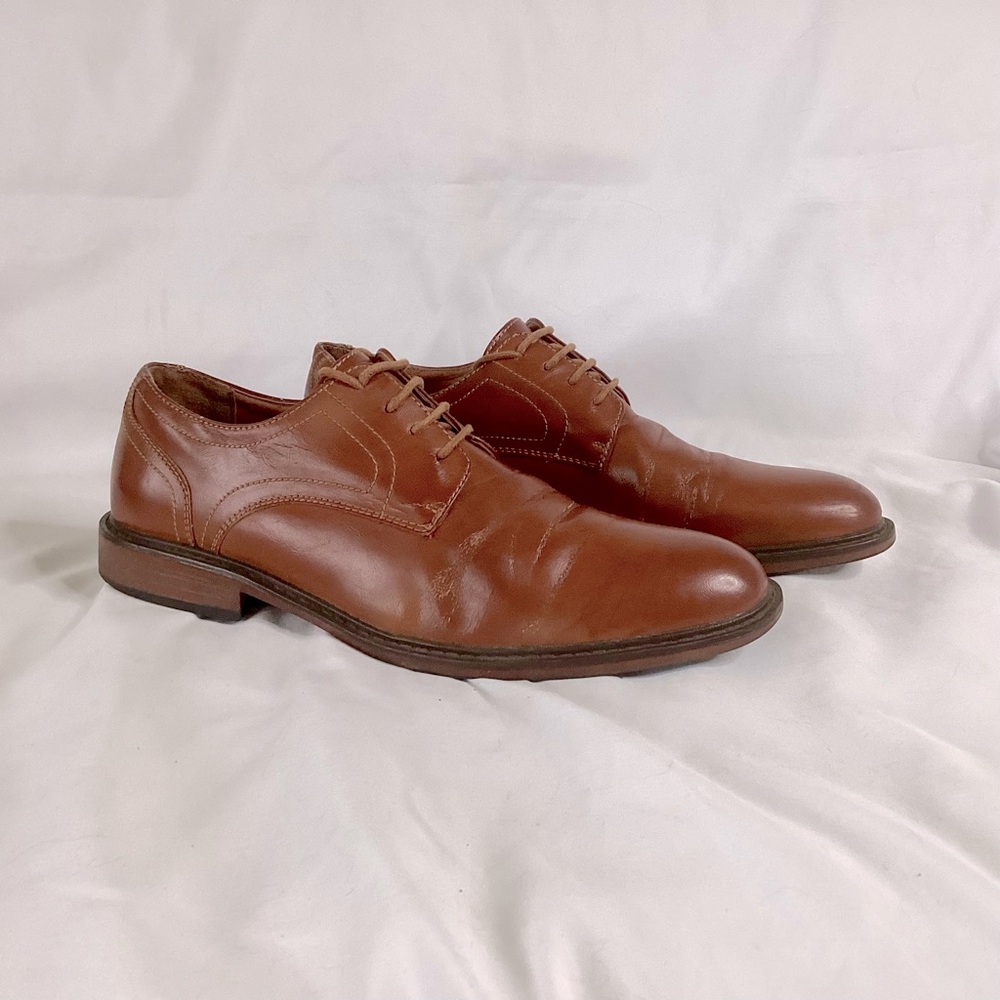Jonsen Milan Mens Brown Round Toe Shoes